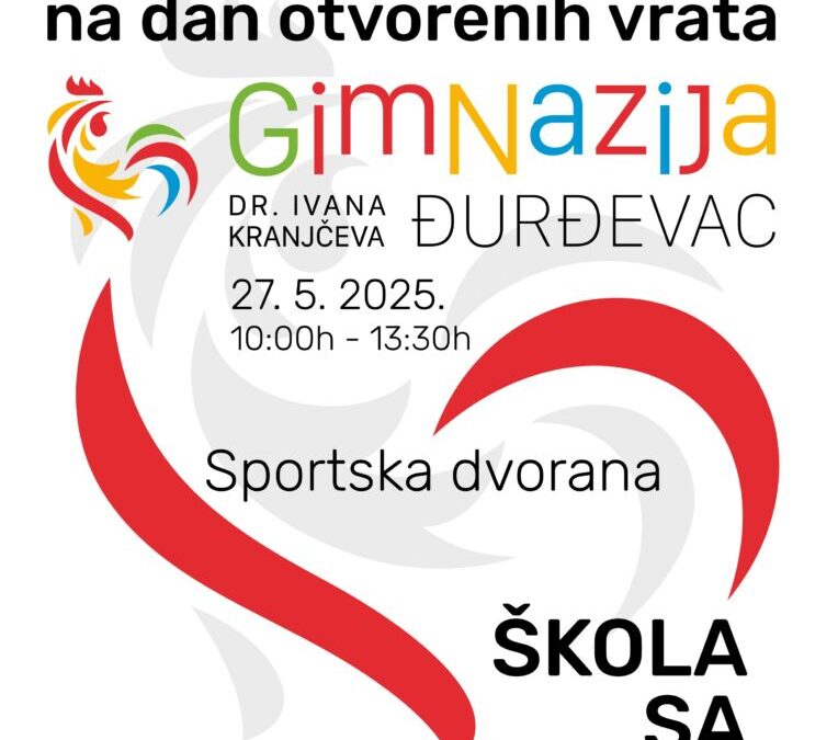 Dan otvorenih vrata Gimnazije dr. Ivana Kranjčeva Đurđevac